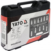 Комплект YT-0600 ключей для сливной пробки 12 предметов