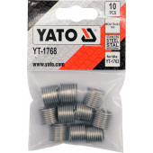 Вставки YT-1768 спиральные 10шт для ремонта резьбы М12х1.75х16.3