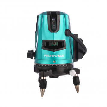 Уровень лазерный E0056 Profipower, зеленый, 5 лучей Уровень лазерный E0056 Profipower, зеленый, 5 лучей