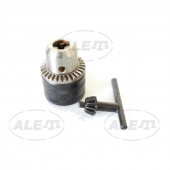 Патрон A0307C для дрели 1,5-13мм B16 с ключом