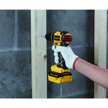 Шуруповёрт 18В бесщеточный 2х4 Ач 55 Нм, SBD201M2K кейс STANLEY-3