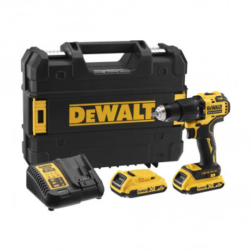 Шуруповёрт DCD709D2T-QW ударный бесщеточный 18В 2х2 А/ч DEWALT