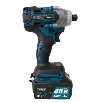 Шуруповёрт-винтоверт бесщеточный ударный E0082 18В Li-ion 2х4.0Ач в кейсе-3