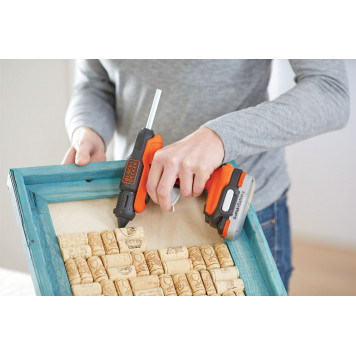 Клеевой BDCGG12N-XJ пистолет без аккумулятора GoPak 12В USB-4