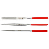 Надфили YT-6150 алмазные в наборе 4 х 160 х 50 мм, 3 предмета