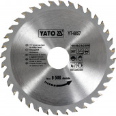 Диск YT-6057 с карбид вольфрамом 160х30 мм, 36 зубьев YATO