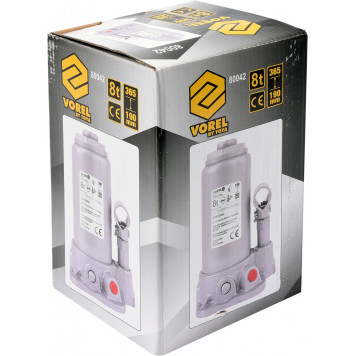 Домкрат 80042 гидравлический Бутылочный 8т 190-365 мм-1