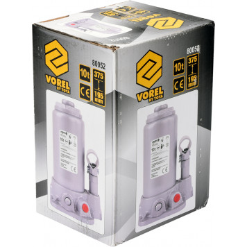 Домкрат 80052 гидравлический Бутылочный 10т 195-375 мм-1