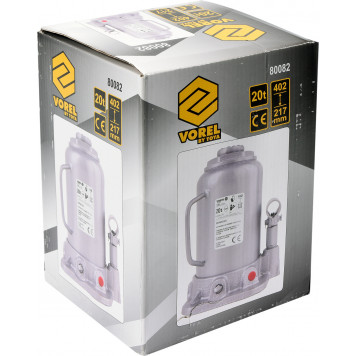 Домкрат 80082 гидравлический Бутылочный 20т 217-402 мм-1