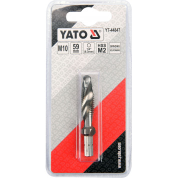 Сверло-метчик YT-44847 М10 HEX YATO-1