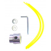 Катушка триммерная B0149-5 универсальная, алюминий, тип-паук №2 с резьбой (М10*1,25мм)