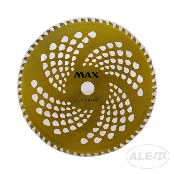 Диск B0229K для триммера 255 мм х 25.4 мм, 60 зубьев MAX