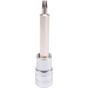 Головка YT-04323 торцевая c вставкой TORX 1/2, Т30, L = 100 мм YATO