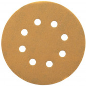 Круг шлифовальный 125 мм DT3113-QZ, 8 отверстий, 80G DEWALT