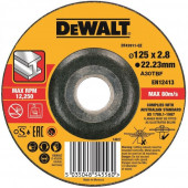 Круг отрезной DT43911-QZ по металлу 125x22,2x3 мм, тип 42 DEWALT