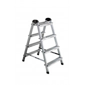 Стремянка алюминиевая двухсторонняя 4-х ступенчатая