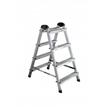 Стремянка алюминиевая двухсторонняя 4-х ступенчатая Стремянка алюминиевая двухсторонняя 4-х ступенчатая