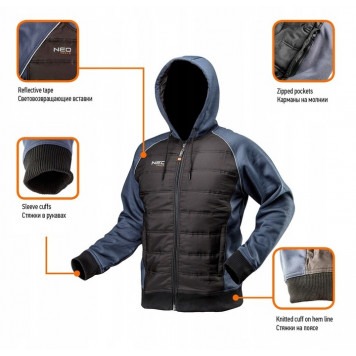 Теплая 81-556-XL блуза, не сковывающая движения; размер XL NEO-4