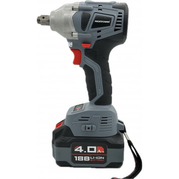 Гайковерт аккумуляторный E0081 (MKDTW-18V) 18B 2х4.0 Ач, 1/2″, 330 Нм ProfiPower-1