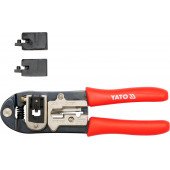 Инструмент YT-2244 для обжима и зачистки проводов 195 мм YATO