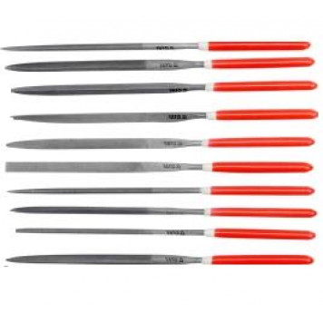 Надфили YT-6165 180 х 85 мм набор 10 предметов YATO