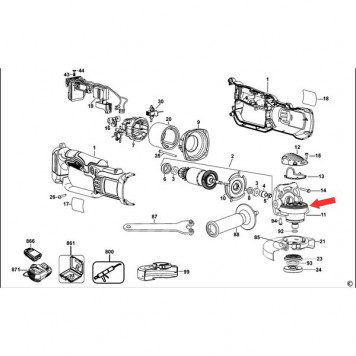 КОРПУС N042060SV РЕДУКТОРА В СБОРЕ-1