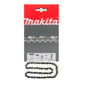 Цепь 531492662 18", шаг 3/8", паз 1,3 мм, 62 звена, 91PX MAKITA-1