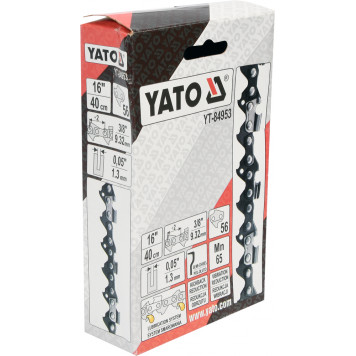 Цепь YT-84953-1 для бензопилы 3/8, 1.5 мм, 56 звеньев YATO-1