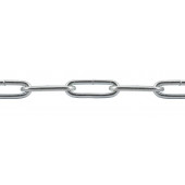 Цепь DIN 763 длиннозвенная оцинкованная 5 мм, 50 м (бухта)