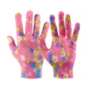 Перчатки нейлоновые "ЦВЕТОК"