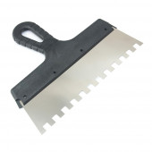 Шпатель зубчатый 250 мм, зуб 8х8 мм (0,4 нерж)