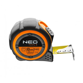 Рулетка 67-188 стальная лента 8 м x 25 мм, магнит