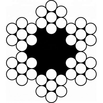 Трос DIN 3055 оцинкованный 5 мм, 200 м (бухта)-1