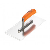 Тёрка 50-163 зубчатая 270x128 мм, зуб 8х8 мм, деревянная ручка NEO