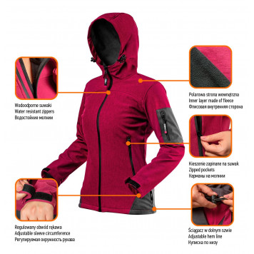 Куртка 80-550-L softshell рабочая женская, размер L NEO-1