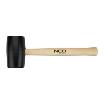 Молоток 25-062 резиновый d-58 мм, 450 гр, деревянная ручка NEO