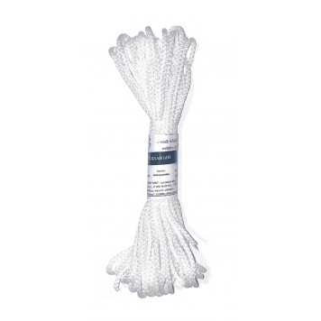 Шнур вязаный 3 мм, 10 м, белый ALET