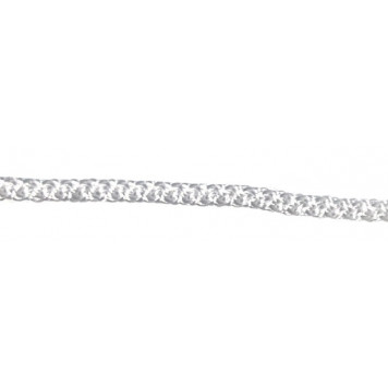 Шнур вязаный 5 мм, 10 м, белый ALET-1
