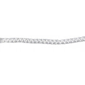 Шнур вязаный 6 мм, 20 м, белый ALET