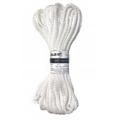 Шнур вязаный 6 мм, 30 м, белый ALET