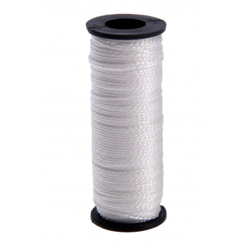 Нить полипропиленовая крученая белая (катушка 50 г)