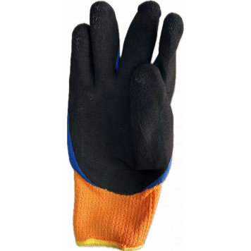 Перчатки шерстяные рифленые утепленные-2