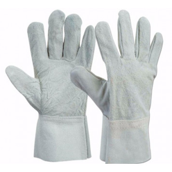 Перчатки сварщика замшевые укороченные ЛЮКС Перчатки сварщика замшевые укороченные ЛЮКС