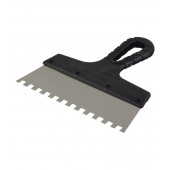 Шпатель зубчатый 200 мм, зуб 10х10 мм (0,4 нерж)