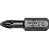 Бита (ФАСОВКА) YT-7810 1/4"х25 мм, PZ1, уп 10шт YATO