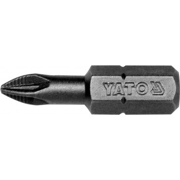 Бита (ФАСОВКА) YT-7810 1/4"х25 мм, PZ1, уп 10шт YATO