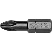 Бита (ФАСОВКА) YT-7812 крест РZ3 1/4"х50 мм, уп 10шт YATO