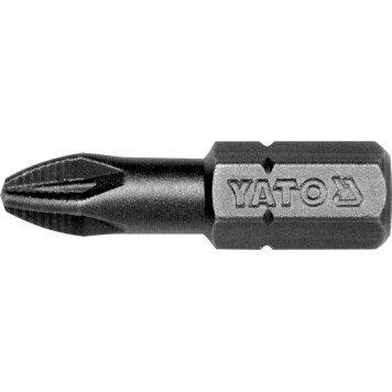 Бита (ФАСОВКА) YT-7812 крест РZ3 1/4"х50 мм, уп 10шт YATO