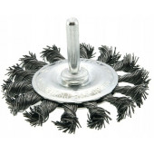 Щётка 06993 для дрели крацовка витая ПЛОСКАЯ 75 мм VOREL