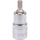 Головка YT-04342 торцевая с вставкой SPLINE 1/2", М8 YATO